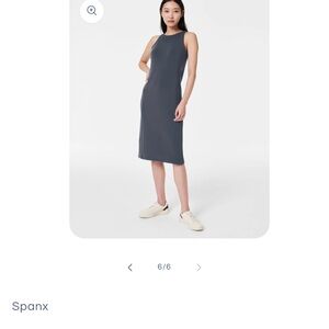 Spanx AirEssentials Midi Dress Small, Blue